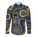 Storm NAIDOC Week 2026 Personalised Long Sleeve Button Shirt 50 Years of Deadly Aboriginal Art