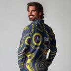 Storm NAIDOC Week 2026 Personalised Long Sleeve Polo Shirt 50 Years of Deadly Aboriginal Art