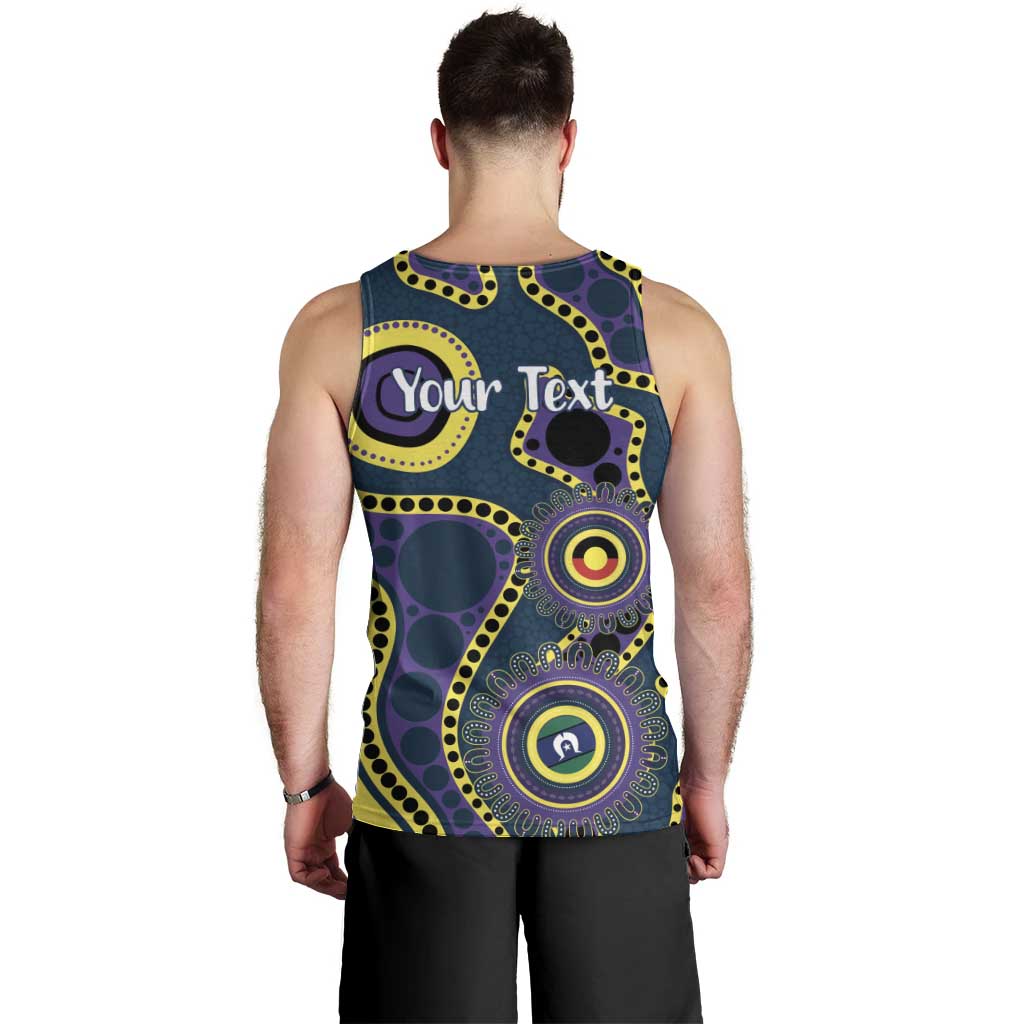 Storm NAIDOC Week 2026 Personalised Men Tank Top 50 Years of Deadly Aboriginal Art