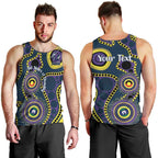 Storm NAIDOC Week 2026 Personalised Men Tank Top 50 Years of Deadly Aboriginal Art