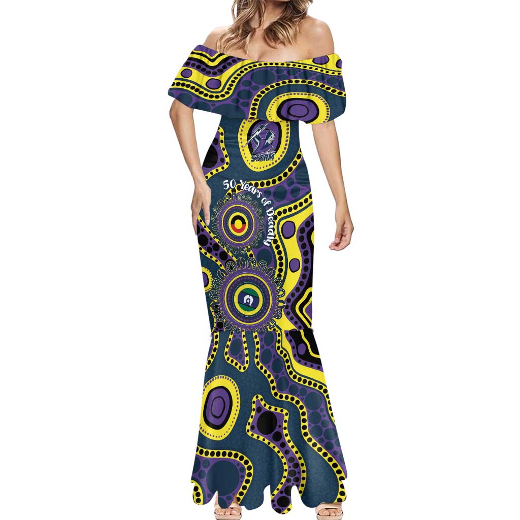 Storm NAIDOC Week 2026 Personalised Mermaid Dress 50 Years of Deadly Aboriginal Art