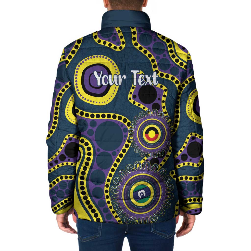 Storm NAIDOC Week 2026 Personalised Padded Jacket 50 Years of Deadly Aboriginal Art