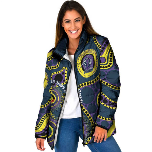 Storm NAIDOC Week 2026 Personalised Padded Jacket 50 Years of Deadly Aboriginal Art