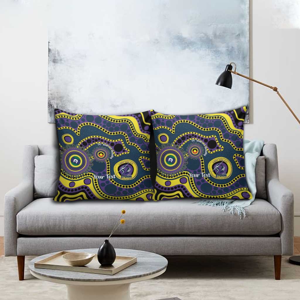 Storm NAIDOC Week 2026 Personalised Pillow Cover 50 Years of Deadly Aboriginal Art