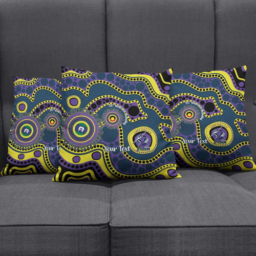 Storm NAIDOC Week 2026 Personalised Pillow Cover 50 Years of Deadly Aboriginal Art