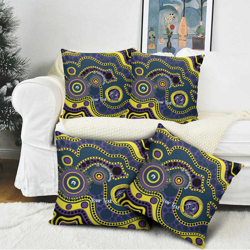 Storm NAIDOC Week 2026 Personalised Pillow Cover 50 Years of Deadly Aboriginal Art