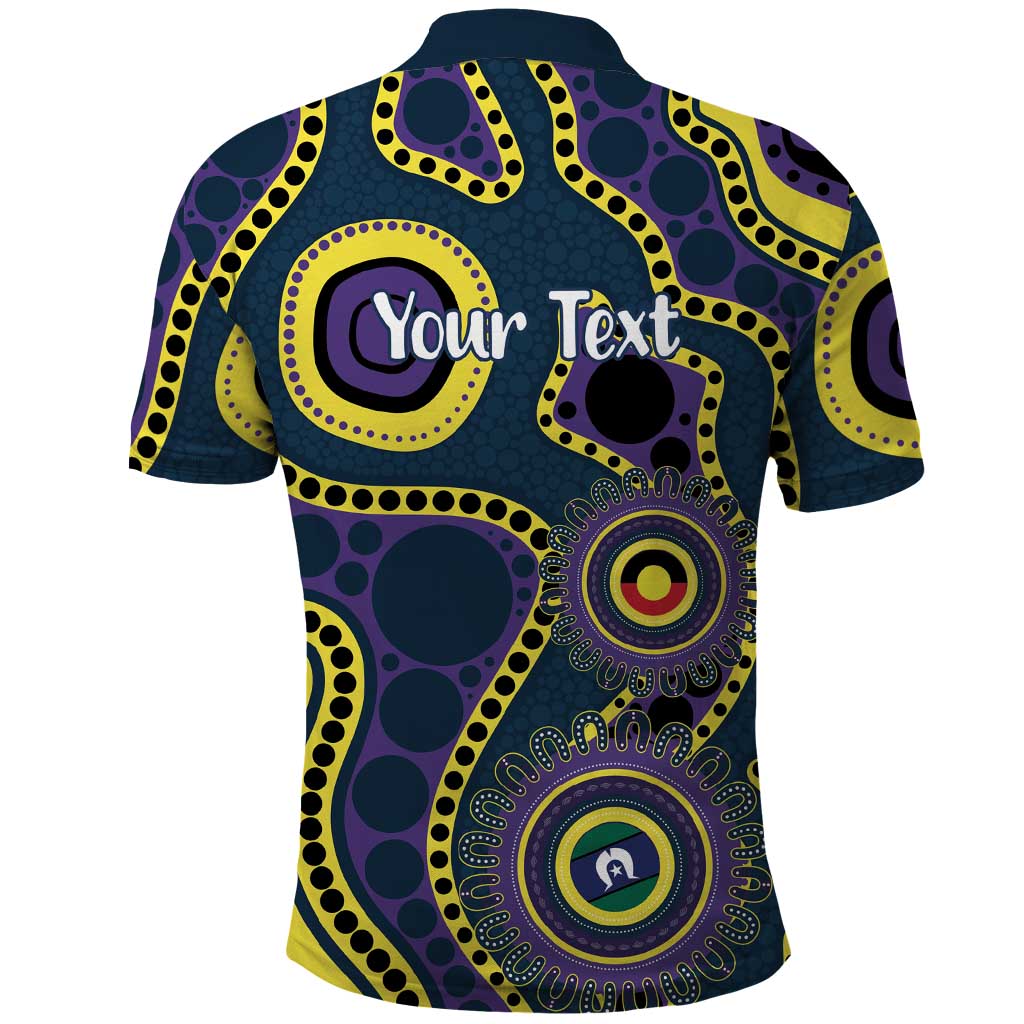 Storm NAIDOC Week 2026 Personalised Polo Shirt 50 Years of Deadly Aboriginal Art
