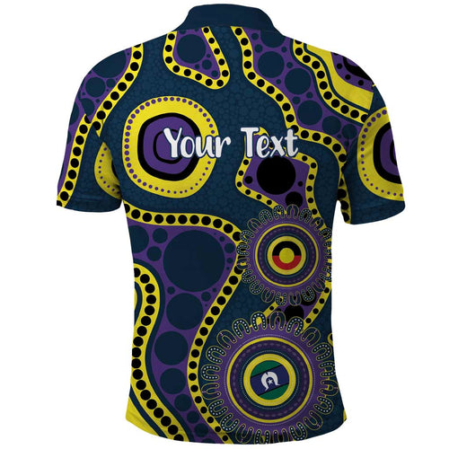 Storm NAIDOC Week 2026 Personalised Polo Shirt 50 Years of Deadly Aboriginal Art