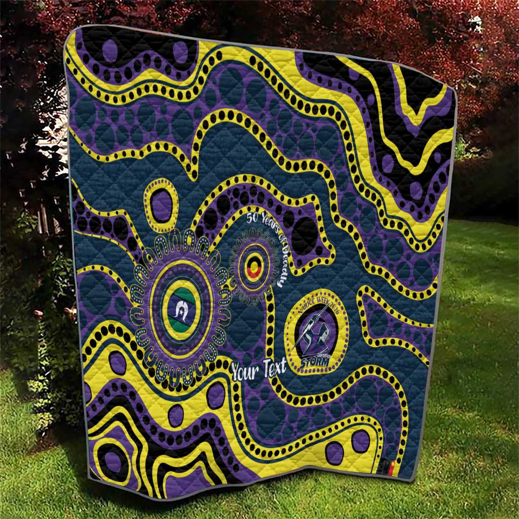 Storm NAIDOC Week 2026 Personalised Quilt 50 Years of Deadly Aboriginal Art