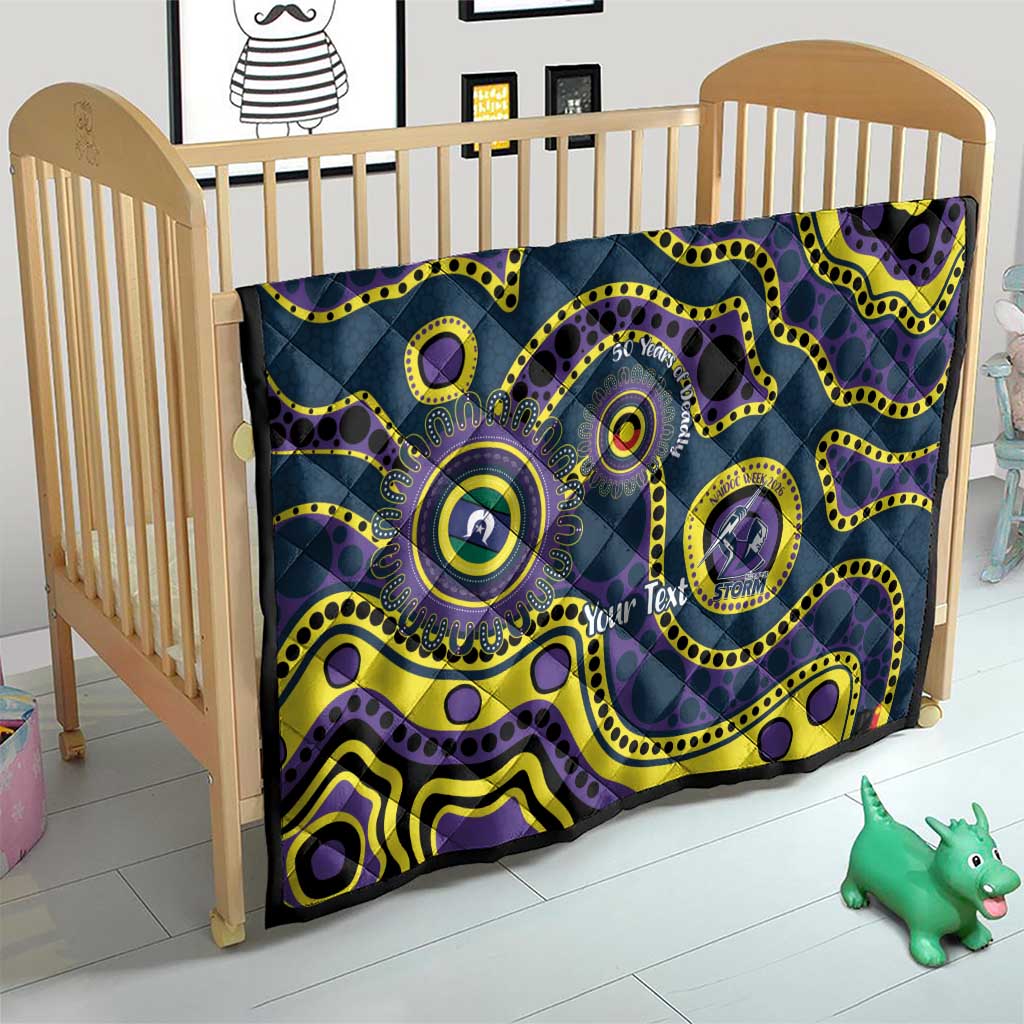 Storm NAIDOC Week 2026 Personalised Quilt 50 Years of Deadly Aboriginal Art