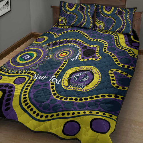 Storm NAIDOC Week 2026 Personalised Quilt Bed Set 50 Years of Deadly Aboriginal Art