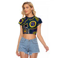 Storm NAIDOC Week 2026 Personalised Raglan Cropped T Shirt 50 Years of Deadly Aboriginal Art