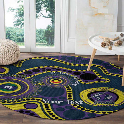 Storm NAIDOC Week 2026 Personalised Round Carpet 50 Years of Deadly Aboriginal Art