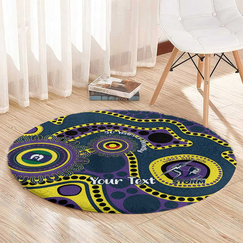 Storm NAIDOC Week 2026 Personalised Round Carpet 50 Years of Deadly Aboriginal Art