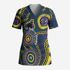 Storm NAIDOC Week 2026 Personalised Scrub Top 50 Years of Deadly Aboriginal Art