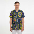 Storm NAIDOC Week 2026 Personalised Scrub Top 50 Years of Deadly Aboriginal Art