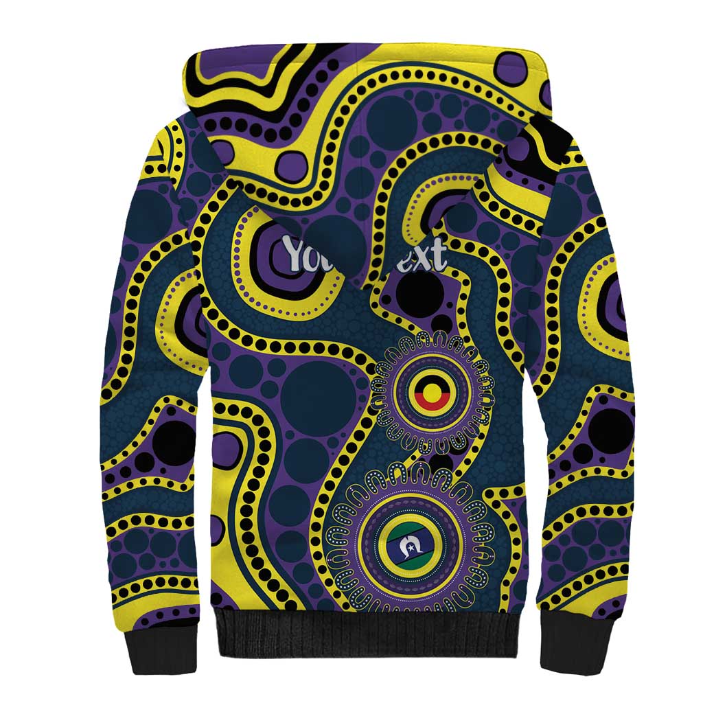Storm NAIDOC Week 2026 Personalised Sherpa Hoodie 50 Years of Deadly Aboriginal Art