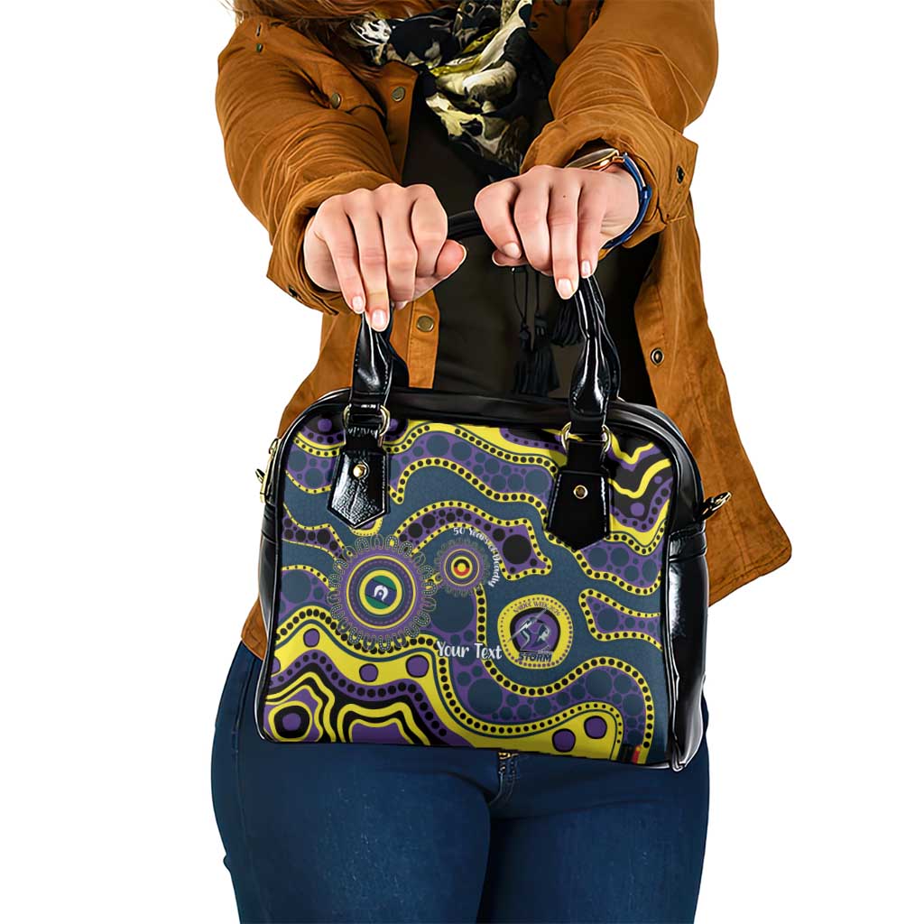 Storm NAIDOC Week 2026 Personalised Shoulder Handbag 50 Years of Deadly Aboriginal Art
