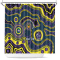 Storm NAIDOC Week 2026 Personalised Shower Curtain 50 Years of Deadly Aboriginal Art
