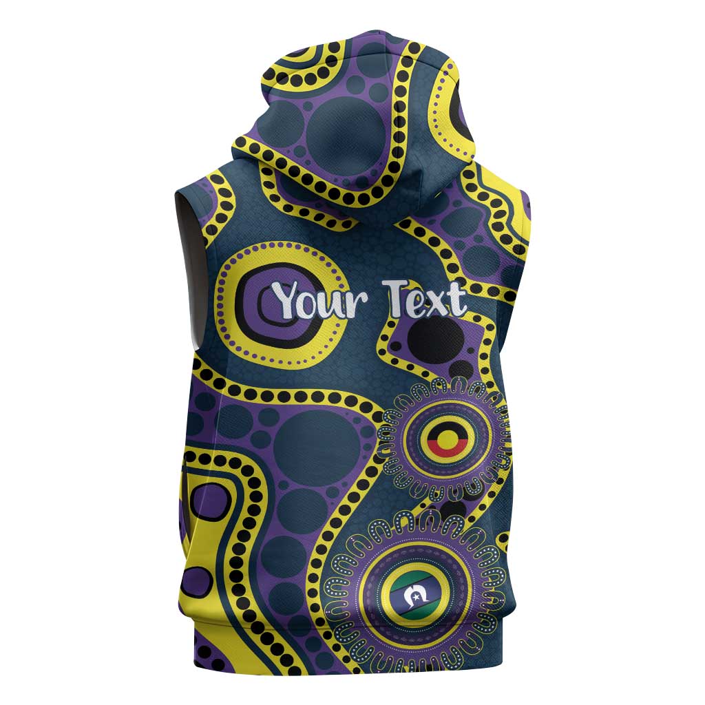 Storm NAIDOC Week 2026 Personalised Sleeveless Hoodie 50 Years of Deadly Aboriginal Art