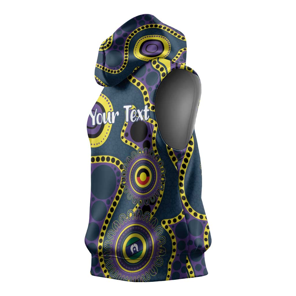 Storm NAIDOC Week 2026 Personalised Sleeveless Hoodie 50 Years of Deadly Aboriginal Art