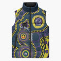 Storm NAIDOC Week 2026 Personalised Sleeveless Puffer Jacket 50 Years of Deadly Aboriginal Art
