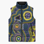 Storm NAIDOC Week 2026 Personalised Sleeveless Puffer Jacket 50 Years of Deadly Aboriginal Art