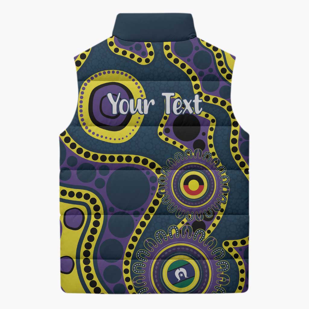 Storm NAIDOC Week 2026 Personalised Sleeveless Puffer Jacket 50 Years of Deadly Aboriginal Art