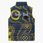 Storm NAIDOC Week 2026 Personalised Sleeveless Puffer Jacket 50 Years of Deadly Aboriginal Art