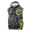 Storm NAIDOC Week 2026 Personalised Sleeveless Zip Hoodie 50 Years of Deadly Aboriginal Art