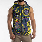 Storm NAIDOC Week 2026 Personalised Sleeveless Zip Hoodie 50 Years of Deadly Aboriginal Art