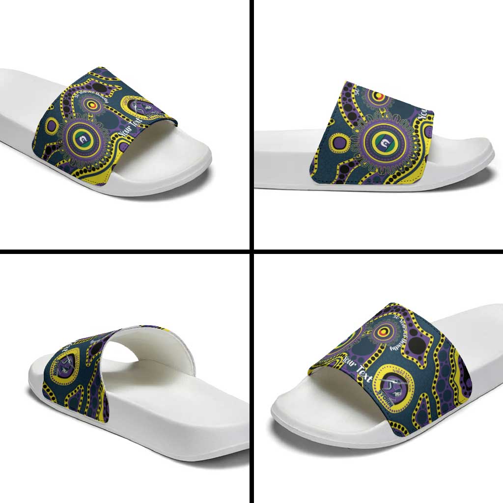 Storm NAIDOC Week 2026 Personalised Slide Sandals 50 Years of Deadly Aboriginal Art
