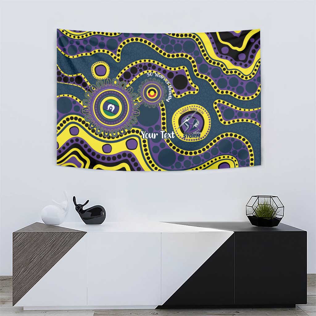 Storm NAIDOC Week 2026 Personalised Tapestry 50 Years of Deadly Aboriginal Art