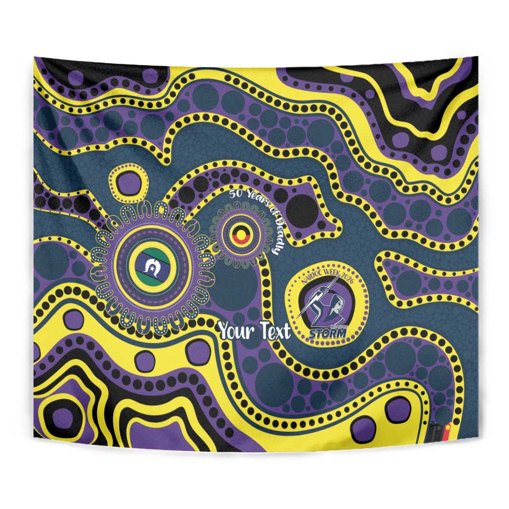 Storm NAIDOC Week 2026 Personalised Tapestry 50 Years of Deadly Aboriginal Art