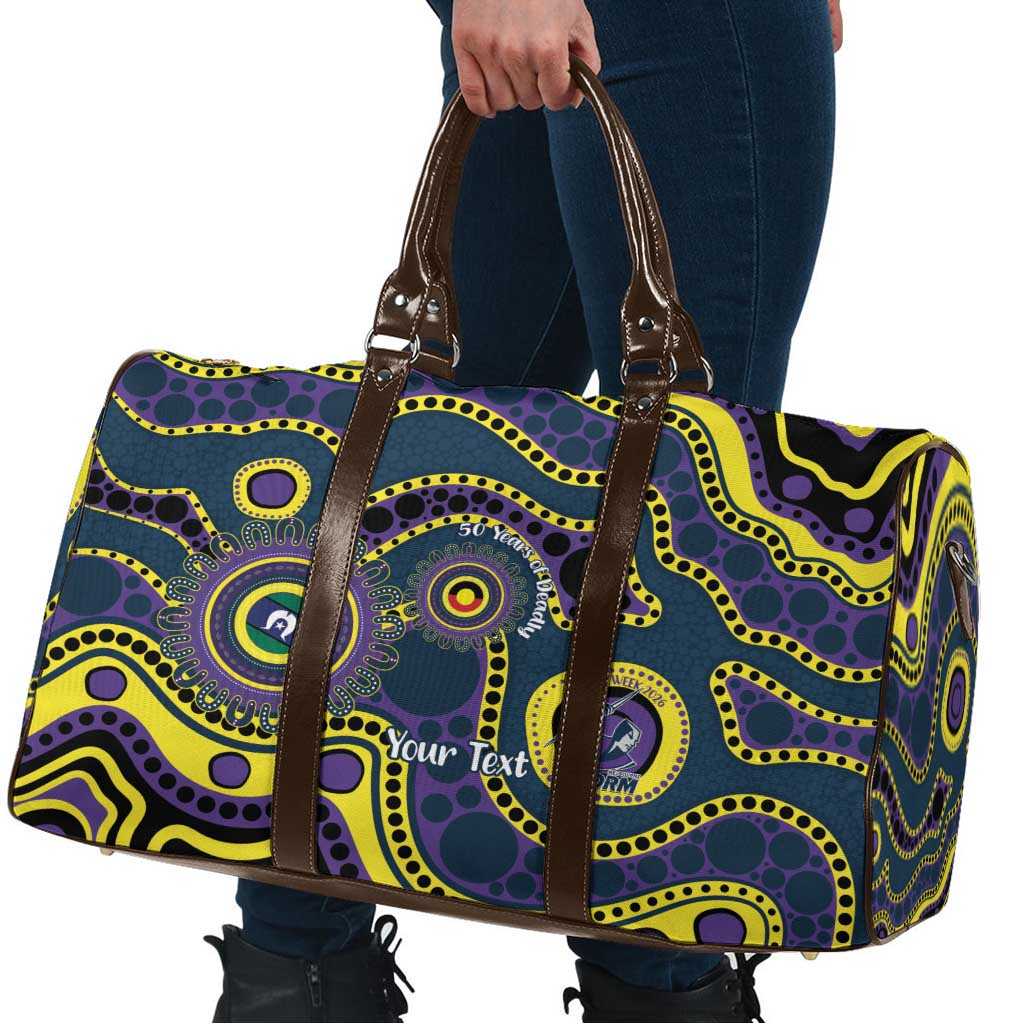 Storm NAIDOC Week 2026 Personalised Travel Bag 50 Years of Deadly Aboriginal Art