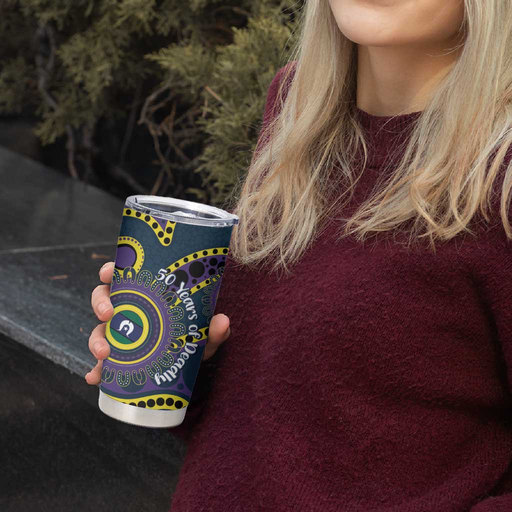 Storm NAIDOC Week 2026 Personalised Tumbler Cup 50 Years of Deadly Aboriginal Art