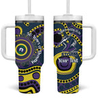 Storm NAIDOC Week 2026 Personalised Tumbler With Handle 50 Years of Deadly Aboriginal Art