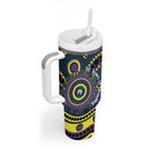 Storm NAIDOC Week 2026 Personalised Tumbler With Handle 50 Years of Deadly Aboriginal Art