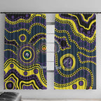 Storm NAIDOC Week 2026 Personalised Window Curtain 50 Years of Deadly Aboriginal Art