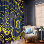 Storm NAIDOC Week 2026 Personalised Window Curtain 50 Years of Deadly Aboriginal Art