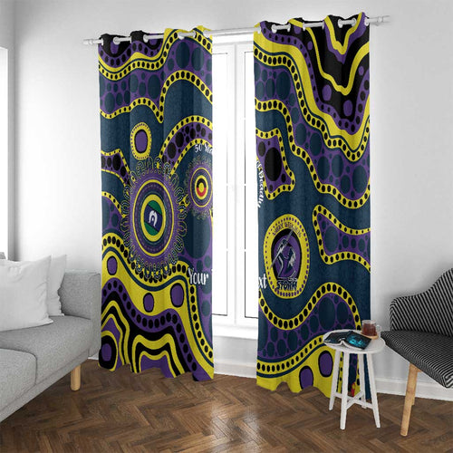 Storm NAIDOC Week 2026 Personalised Window Curtain 50 Years of Deadly Aboriginal Art