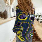 Storm NAIDOC Week 2026 Personalised Women Casual Shirt 50 Years of Deadly Aboriginal Art