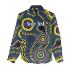 Storm NAIDOC Week 2026 Personalised Women Casual Shirt 50 Years of Deadly Aboriginal Art