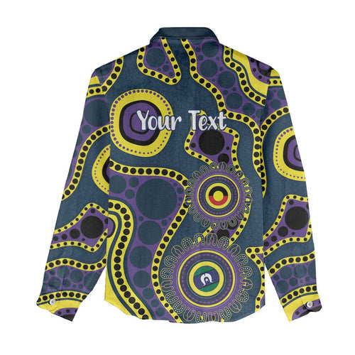 Storm NAIDOC Week 2026 Personalised Women Casual Shirt 50 Years of Deadly Aboriginal Art