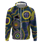 Storm NAIDOC Week 2026 Personalised Zip Hoodie 50 Years of Deadly Aboriginal Art