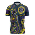 Storm NAIDOC Week 2026 Personalised Zipper Polo Shirt 50 Years of Deadly Aboriginal Art