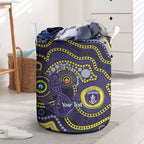 Dockers NAIDOC Week 2026 Personalised Laundry Basket 50 Years of Deadly Aboriginal Art