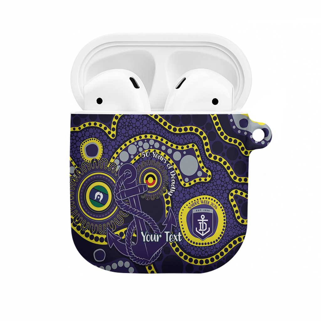 Dockers NAIDOC Week 2026 Personalised AirPods Case 50 Years of Deadly Aboriginal Art