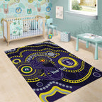 Dockers NAIDOC Week 2026 Personalised Area Rug 50 Years of Deadly Aboriginal Art