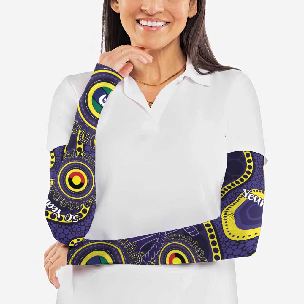 Dockers NAIDOC Week 2026 Personalised Arm Sleeves 50 Years of Deadly Aboriginal Art